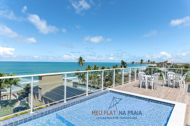 Vista para o mar de Porto de Galinhas com Aconchego e elegân