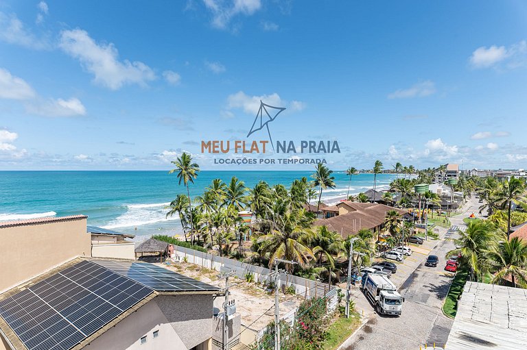Vista para o mar de Porto de Galinhas com Aconchego e elegân