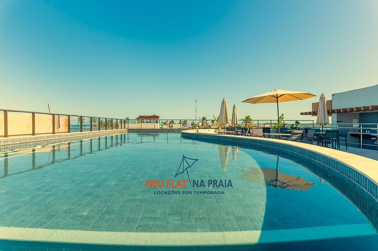 Estudio a 30 metros del mar piscina y restaurante