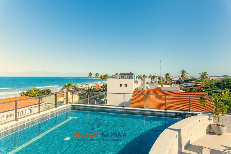 Estudio a 30 metros del mar piscina y restaurante