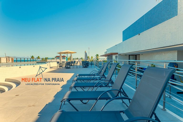 Estudio a 30 metros del mar piscina y restaurante