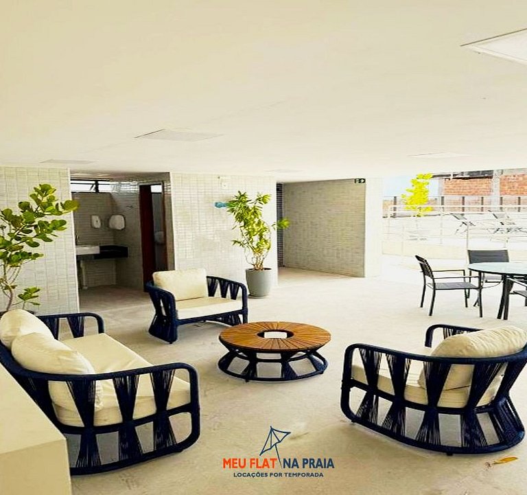 Estudio a 30 metros del mar piscina y restaurante