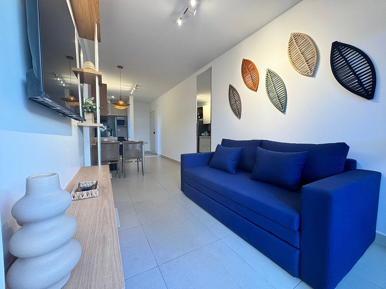 Sorprendente apartamento con 2 habitaciones y piscina privad